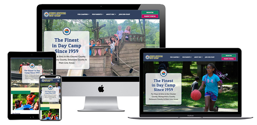 Indian Springs Day Camp responsive websites