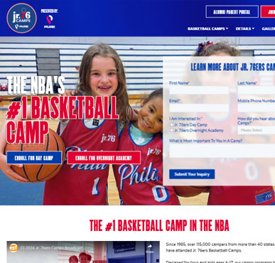 Jr. 76ers Camps screenshot